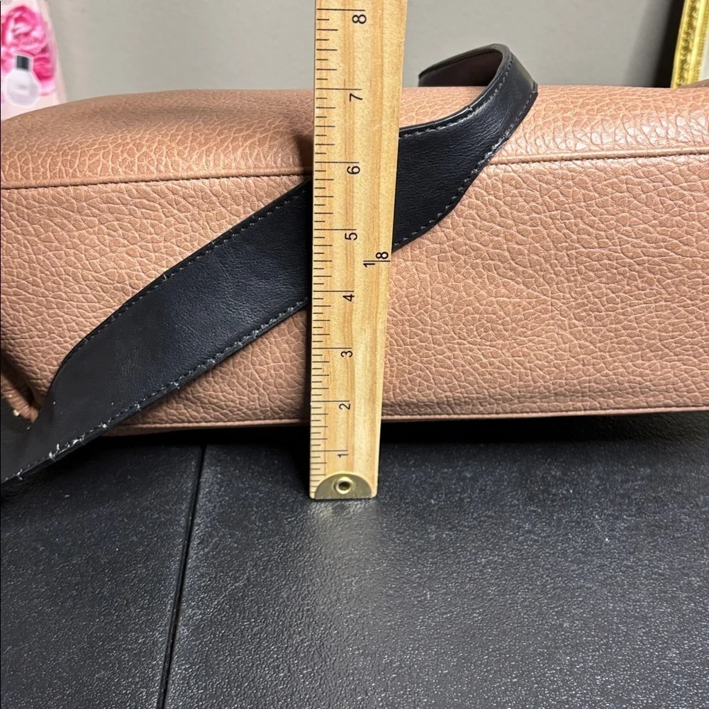 Faux Leather Crossbody Travel Hobo Bag